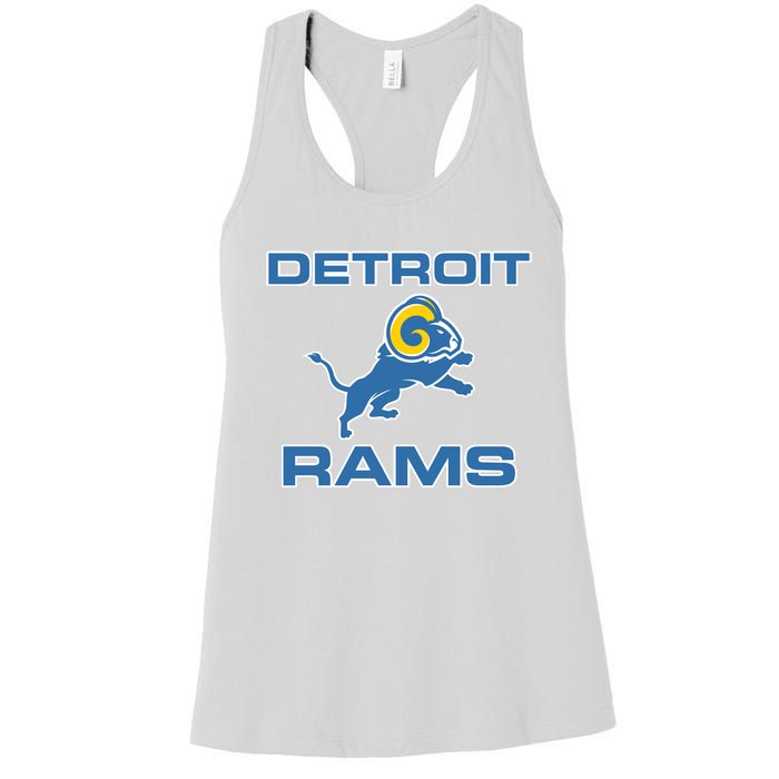 Detroit Rams Women's Racerback Tank