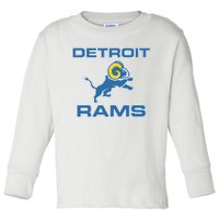 Detroit Rams Toddler Long Sleeve Shirt