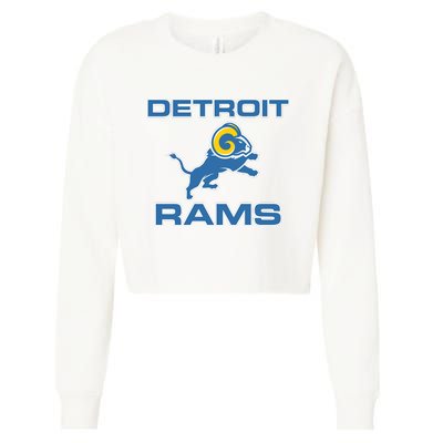 Detroit Rams Cropped Pullover Crew