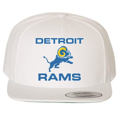 Detroit Rams Wool Snapback Cap