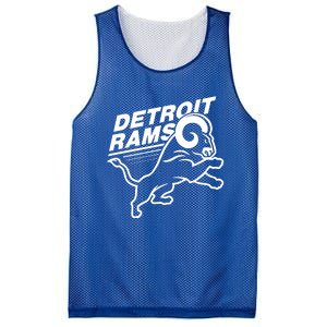 Detroit Rams Mesh Reversible Basketball Jersey Tank