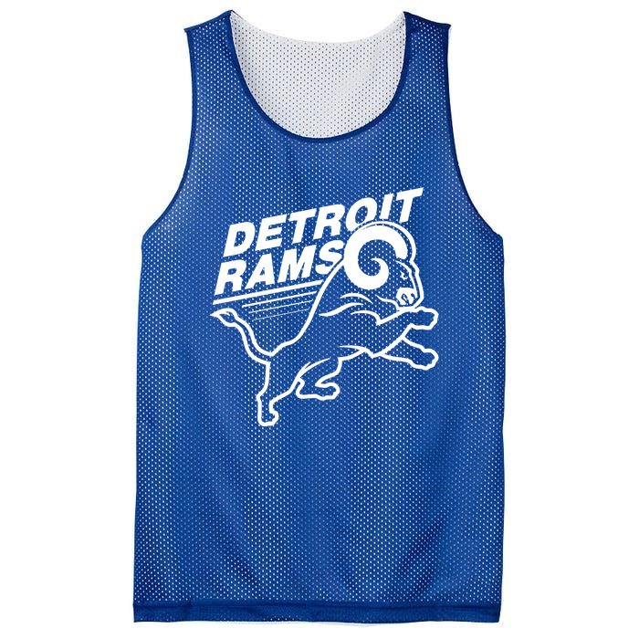 Detroit Rams Mesh Reversible Basketball Jersey Tank