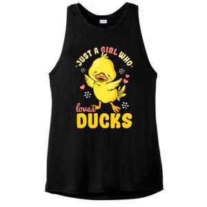 Ducks Rubber Duck Lovers Duck Lovers Gift For Girls Gift Ladies PosiCharge Tri-Blend Wicking Tank