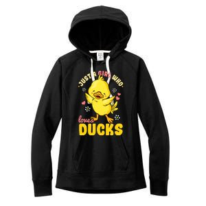 Ducks Rubber Duck Lovers Duck Lovers Gift For Girls Gift Women's Fleece Hoodie