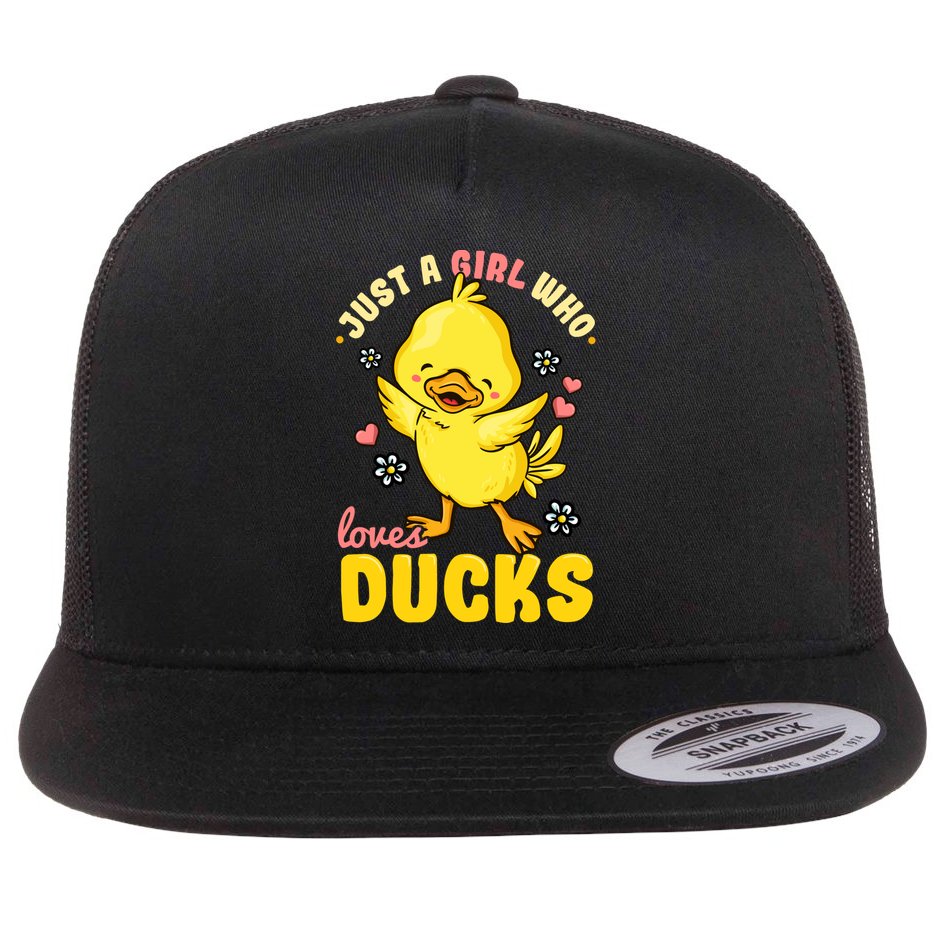 Ducks Rubber Duck Lovers Duck Lovers Gift For Girls Gift Flat Bill Trucker Hat