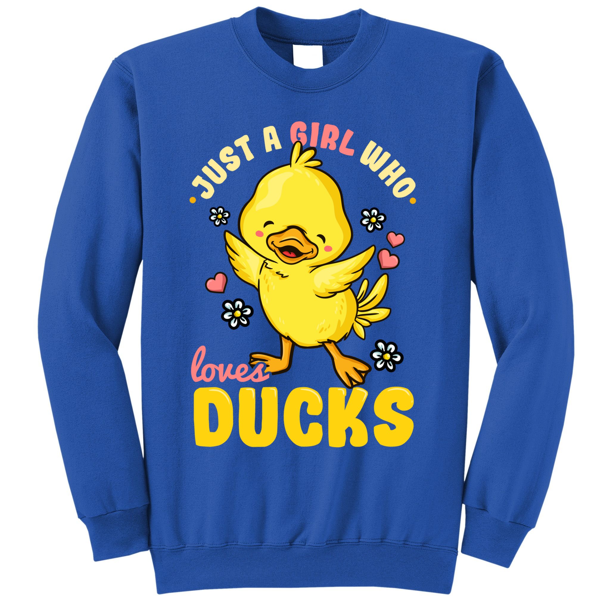 Ducks Rubber Duck Lovers Duck Lovers Gift For Girls Gift Sweatshirt