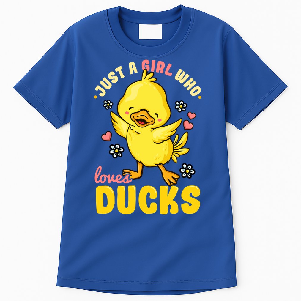 Ducks Rubber Duck Lovers Duck Lovers Gift For Girls Gift Tall T-Shirt