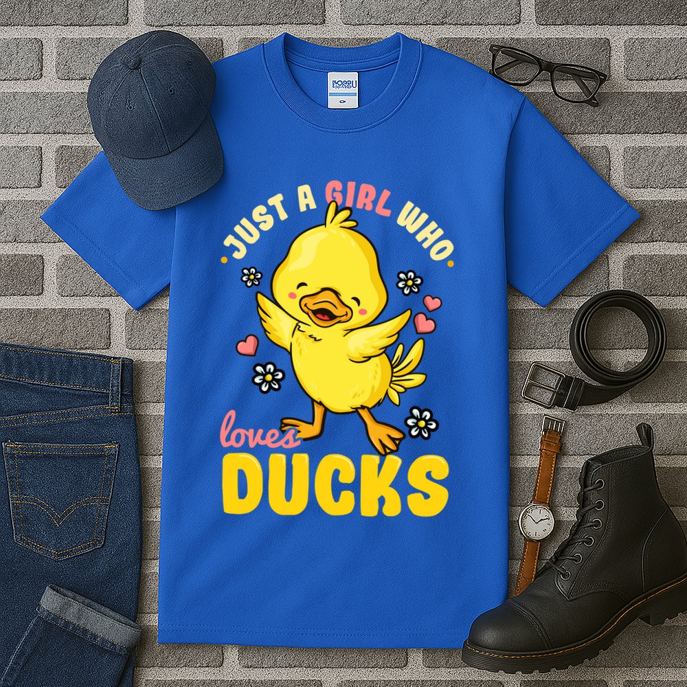 Ducks Rubber Duck Lovers Duck Lovers Gift For Girls Gift Tall T-Shirt