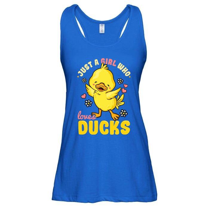 Ducks Rubber Duck Lovers Duck Lovers Gift For Girls Gift Ladies Essential Flowy Tank