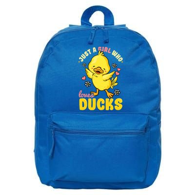 Ducks Rubber Duck Lovers Duck Lovers Gift For Girls Gift 16 in Basic Backpack