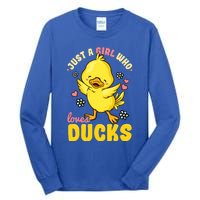 Ducks Rubber Duck Lovers Duck Lovers Gift For Girls Gift Tall Long Sleeve T-Shirt