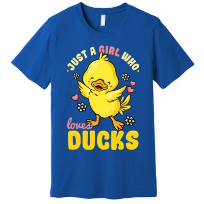 Ducks Rubber Duck Lovers Duck Lovers Gift For Girls Gift Premium T-Shirt