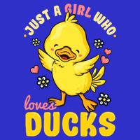 Ducks Rubber Duck Lovers Duck Lovers Gift For Girls Gift Women's V-Neck T-Shirt