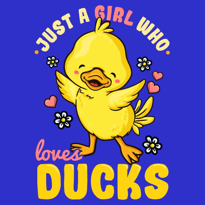 Ducks Rubber Duck Lovers Duck Lovers Gift For Girls Gift Women's V-Neck T-Shirt