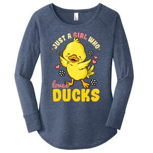 Ducks Rubber Duck Lovers Duck Lovers Gift For Girls Gift Women's Perfect Tri Tunic Long Sleeve Shirt