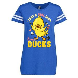 Ducks Rubber Duck Lovers Duck Lovers Gift For Girls Gift Enza Ladies Jersey Football T-Shirt