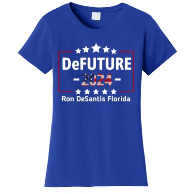 DeFUTURE Ron DeSantis 2024 Make America Florida Women's T-Shirt