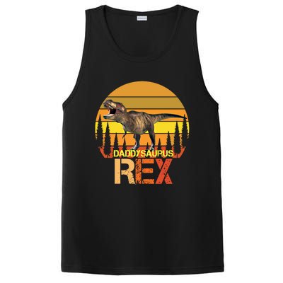 Daddysaurus Rex Dinosaur Family Matching Special Day Cute Gift PosiCharge Competitor Tank