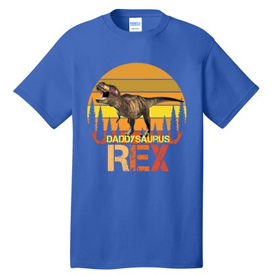 Daddysaurus Rex Dinosaur Family Matching Special Day Cute Gift Tall T-Shirt