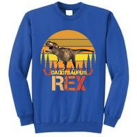 Daddysaurus Rex Dinosaur Family Matching Special Day Cute Gift Tall Sweatshirt