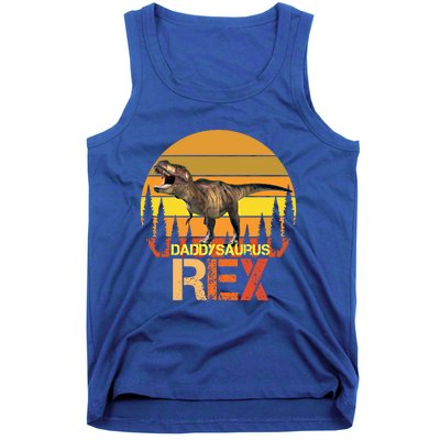 Daddysaurus Rex Dinosaur Family Matching Special Day Cute Gift Tank Top