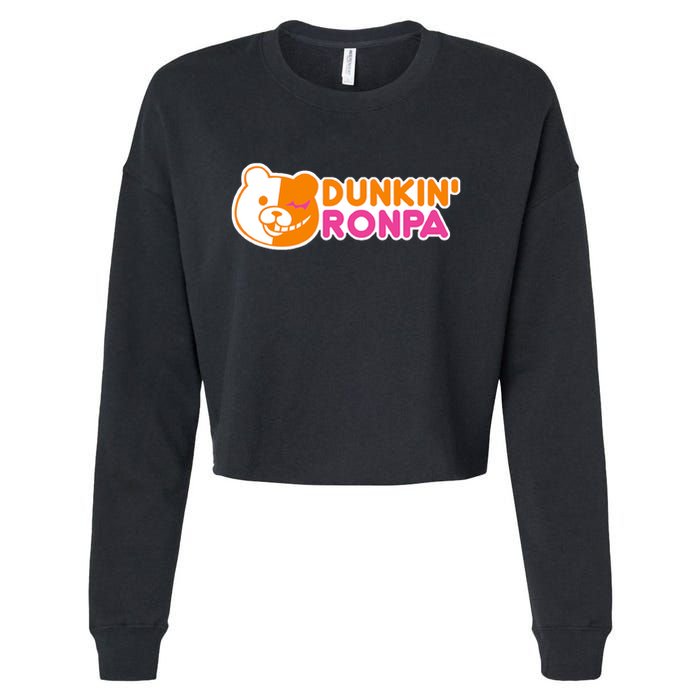 Dunkin' Ronpa Cropped Pullover Crew
