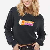 Dunkin' Ronpa Cropped Pullover Crew