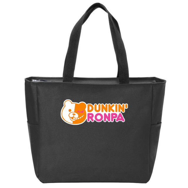 Dunkin' Ronpa Zip Tote Bag
