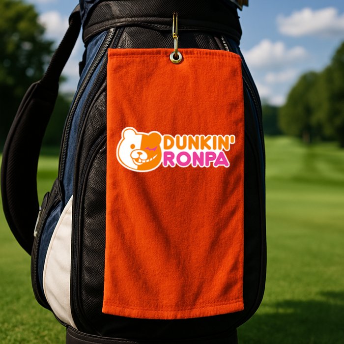 Dunkin' Ronpa Golf Towel