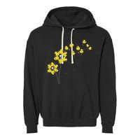 Ducky Rubber Duck Lover Dandelion Duckling Rubber Duck Garment-Dyed Fleece Hoodie