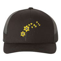 Ducky Rubber Duck Lover Dandelion Duckling Rubber Duck Yupoong Adult 5-Panel Trucker Hat