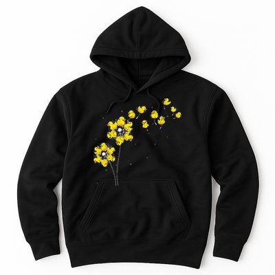 Ducky Rubber Duck Lover Dandelion Duckling Rubber Duck Hoodie
