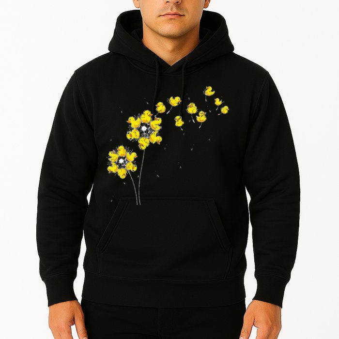 Ducky Rubber Duck Lover Dandelion Duckling Rubber Duck Hoodie