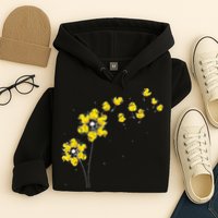 Ducky Rubber Duck Lover Dandelion Duckling Rubber Duck Hoodie