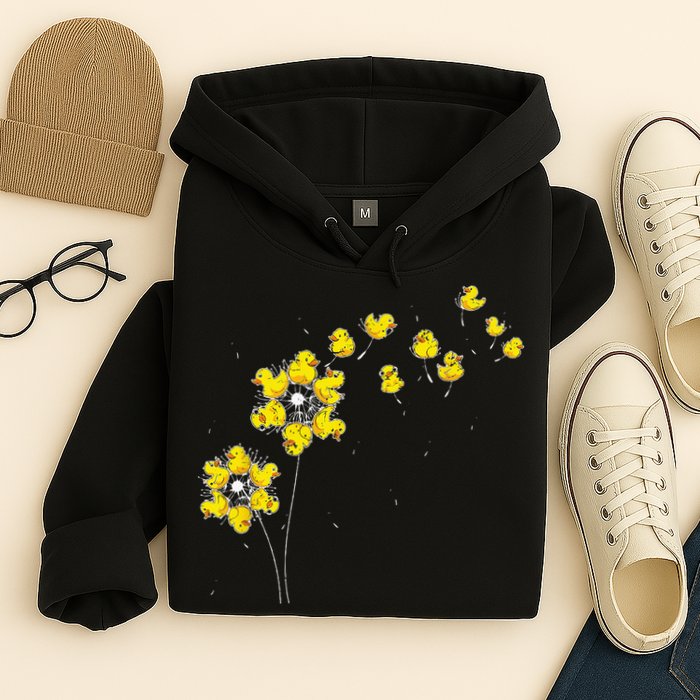 Ducky Rubber Duck Lover Dandelion Duckling Rubber Duck Hoodie