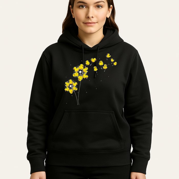 Ducky Rubber Duck Lover Dandelion Duckling Rubber Duck Hoodie