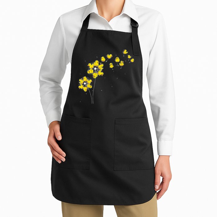 Ducky Rubber Duck Lover Dandelion Duckling Rubber Duck Apron