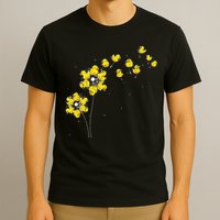 Ducky Rubber Duck Lover Dandelion Duckling Rubber Duck T-Shirt