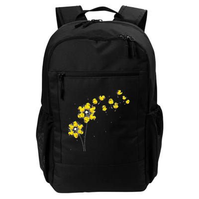 Ducky Rubber Duck Lover Dandelion Duckling Rubber Duck Backpack