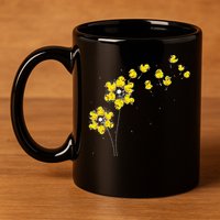 Ducky Rubber Duck Lover Dandelion Duckling Rubber Duck 11oz C Handle Ceramic Mug