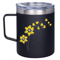 Ducky Rubber Duck Lover Dandelion Duckling Rubber Duck 12oz Stainless Steel Coffee Mug