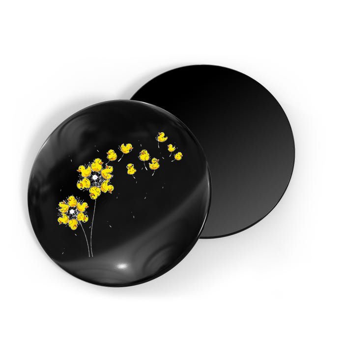 Ducky Rubber Duck Lover Dandelion Duckling Rubber Duck Magnet