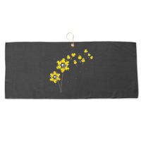 Ducky Rubber Duck Lover Dandelion Duckling Rubber Duck Large Microfiber Waffle Golf Towel