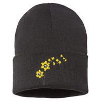 Ducky Rubber Duck Lover Dandelion Duckling Rubber Duck Sustainable Knit Beanie