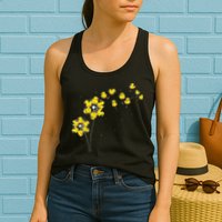 Ducky Rubber Duck Lover Dandelion Duckling Rubber Duck Womens Tank Top