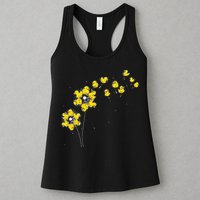Ducky Rubber Duck Lover Dandelion Duckling Rubber Duck Womens Tank Top