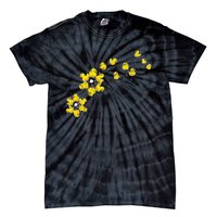 Ducky Rubber Duck Lover Dandelion Duckling Rubber Duck Tie-Dye T-Shirt