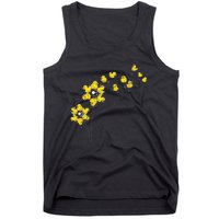 Ducky Rubber Duck Lover Dandelion Duckling Rubber Duck Tank Top