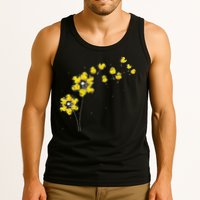 Ducky Rubber Duck Lover Dandelion Duckling Rubber Duck Tank Top