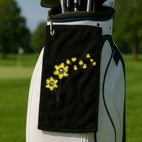 Ducky Rubber Duck Lover Dandelion Duckling Rubber Duck Golf Towel